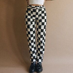P&CO. Checkerboard 304 Service Fatigue Pants